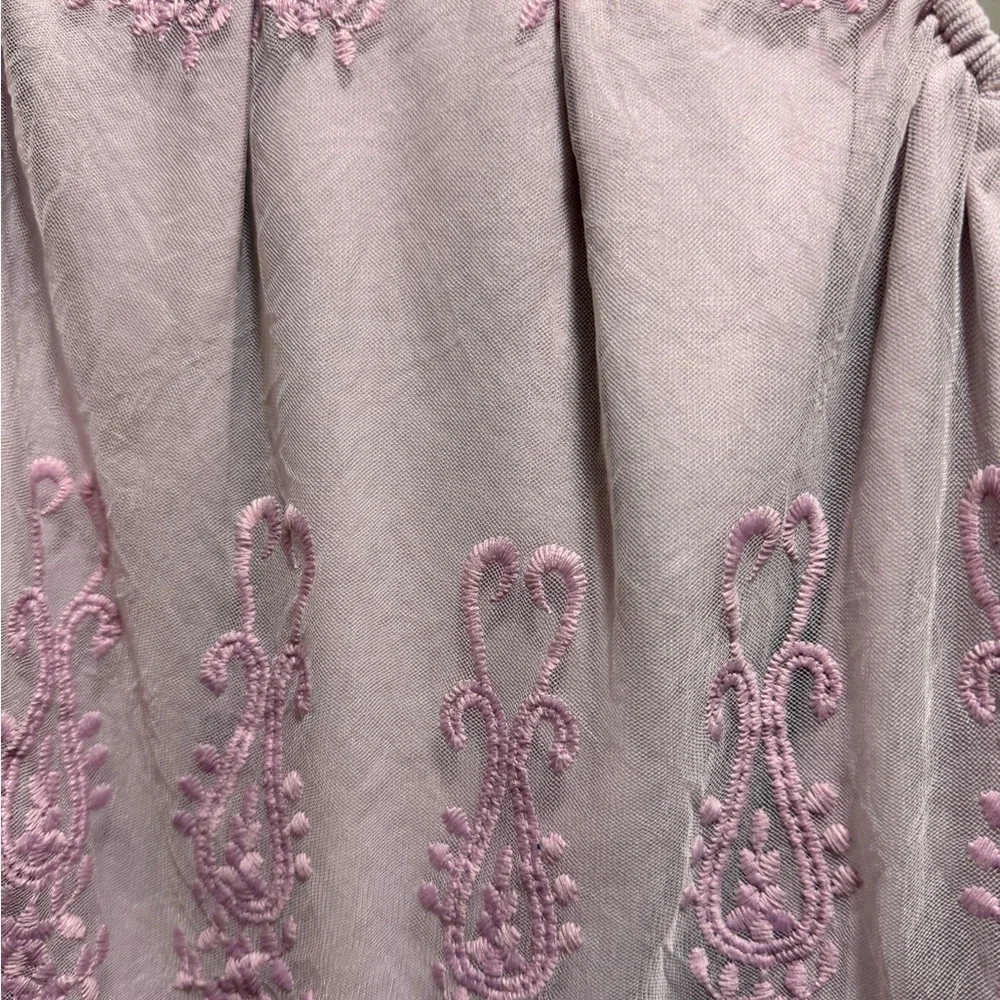 Presley Couture girls' Lavender Lace Bodice Party Dress